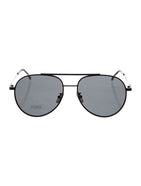 fendi round aviator sunglasses|fendi sunglasses oversize.